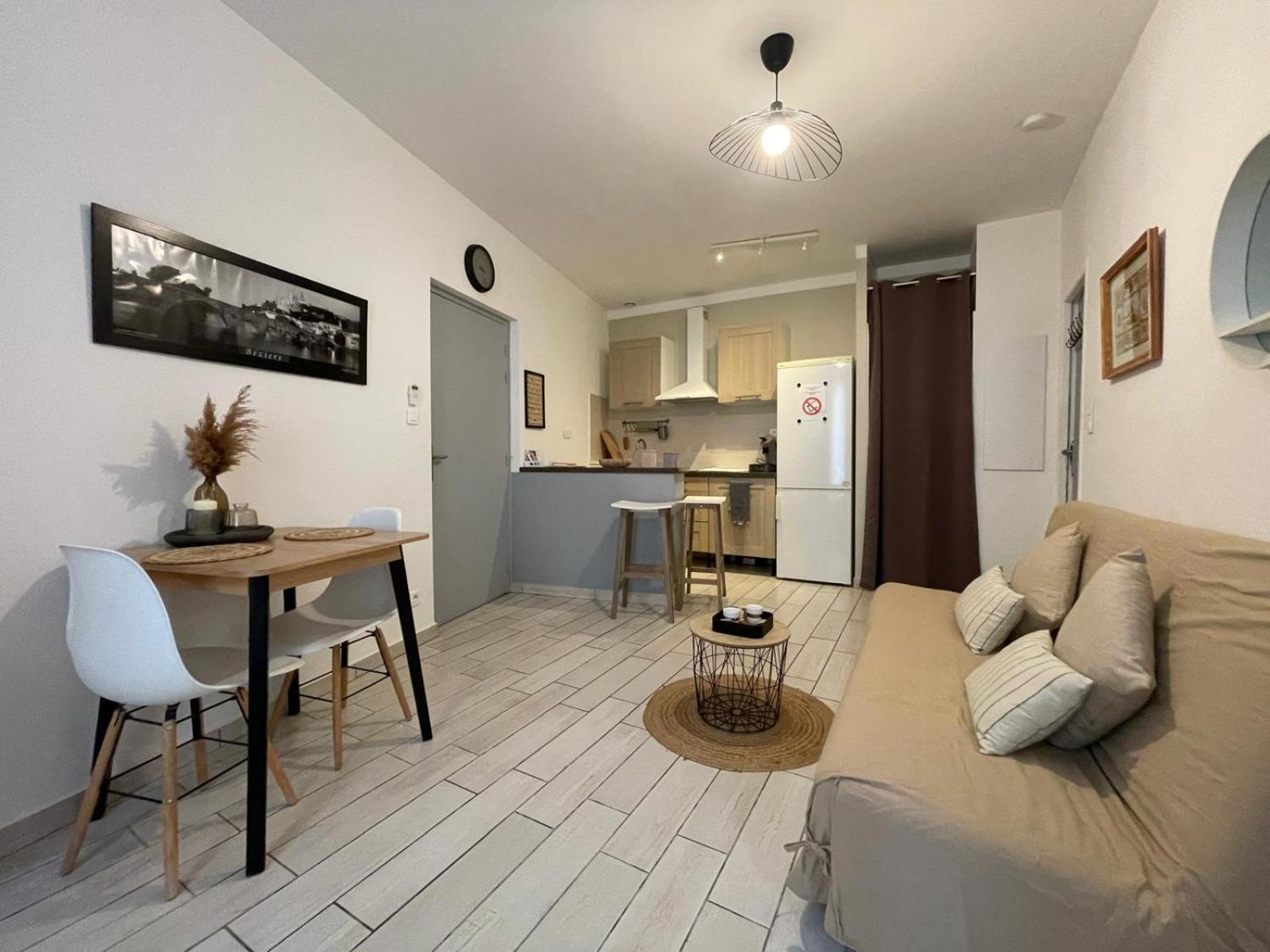 Joli Appartement Hypercentre T2, Classe Meuble De Tourisme 3 Avec Parking Gratuit Безьє Екстер'єр фото