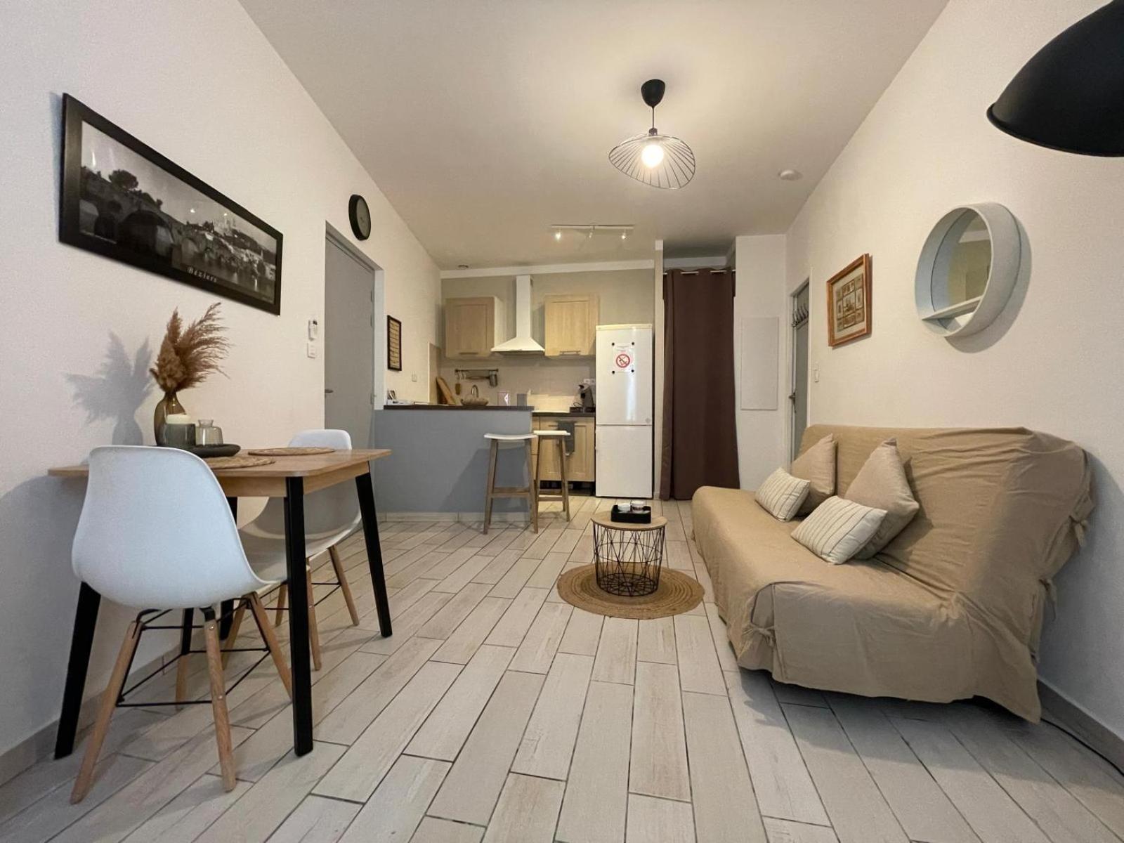 Joli Appartement Hypercentre T2, Classe Meuble De Tourisme 3 Avec Parking Gratuit Безьє Екстер'єр фото